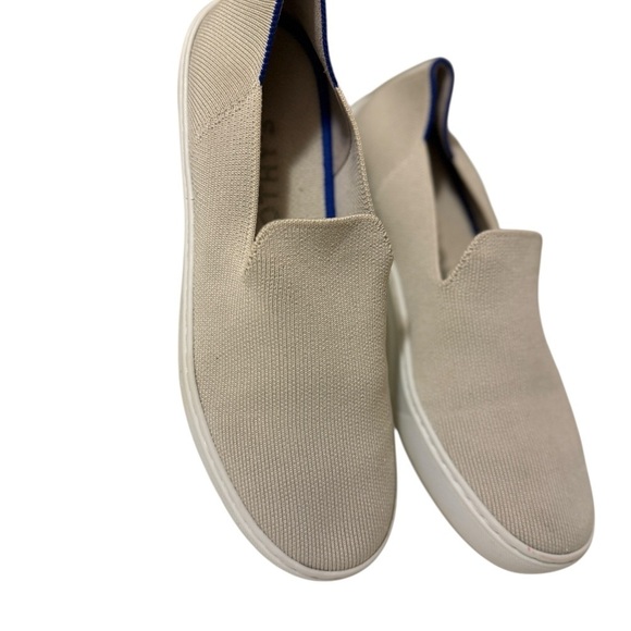 ROTHY\'S Tan Slip-On Shoes cream color in great conditions very clean. main image 4